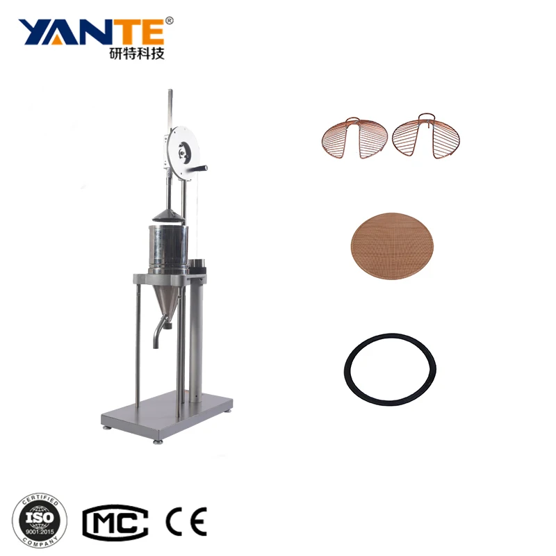 pulp paper test equip tester pulp testing instrument hydraulic pulp degree tester YT-DJ-100