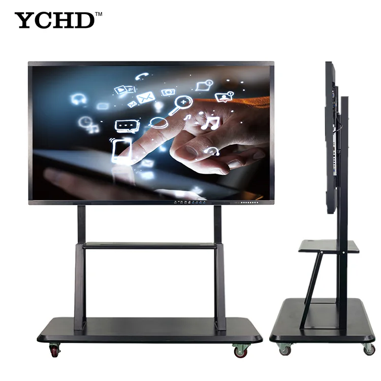 75 inches HD LED digital smart board interactive flat touch screen panel lcd monitor