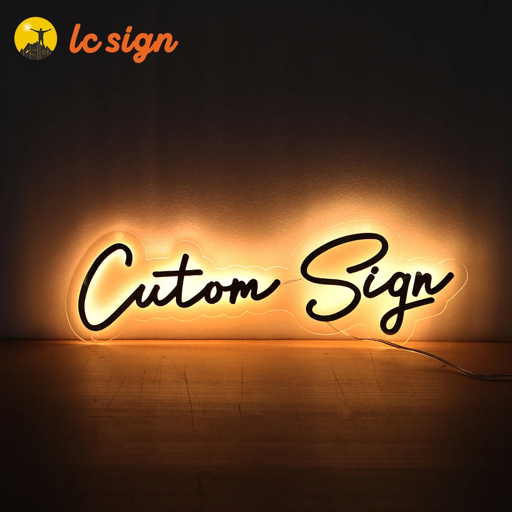NO MOQ Personalized Light up Custom 3D Acrylic Sign Backlit Logo LED Business Sign led sign board wedding Salon Beauty Bar Decor