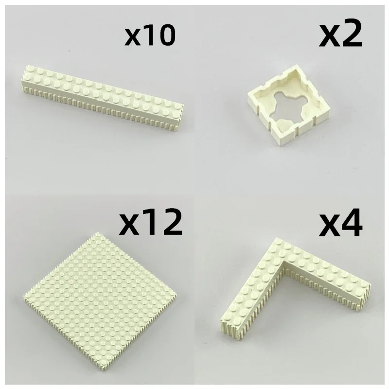 New Trendy 16*16 Dots Connect Plate Toys Educational Geometric Shape Blocks Toy and Hobbies for Kids Bricks Accessories