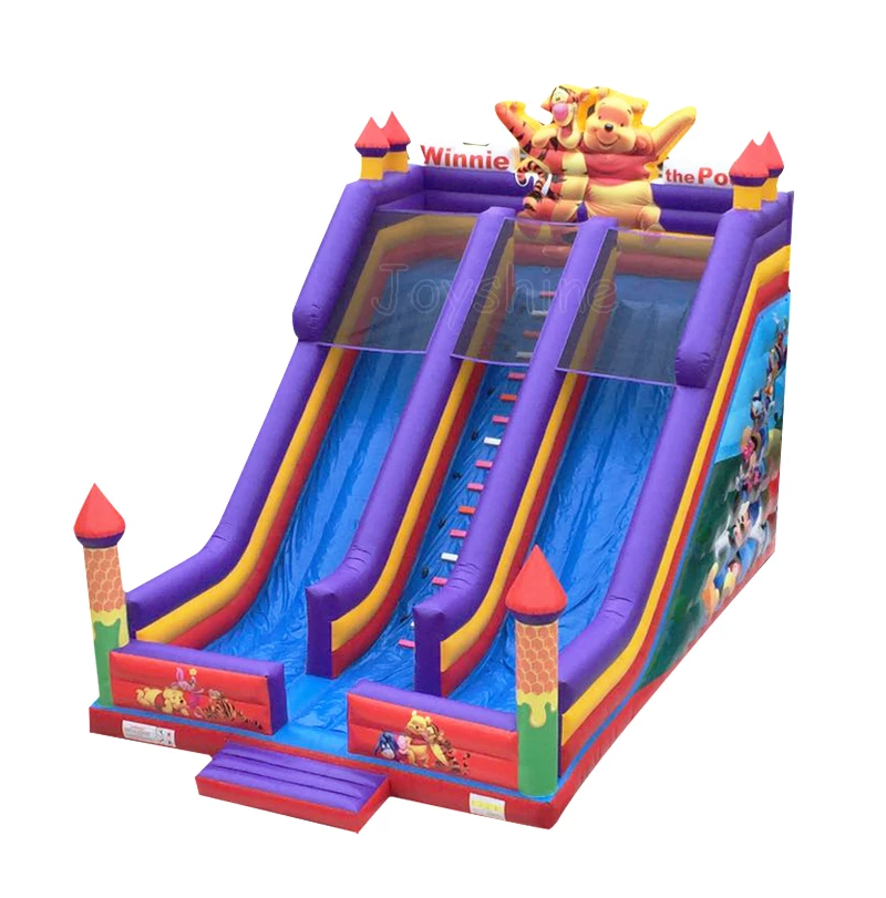 Надувная горка Joyshine на заказ, коммерческий надувной замок с двумя полосами, горки для взрослых и детей