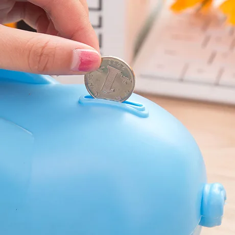 High quality Cheap Unbreakable Wholesale lovely PVC Pig Shaped large plastic piggy banks