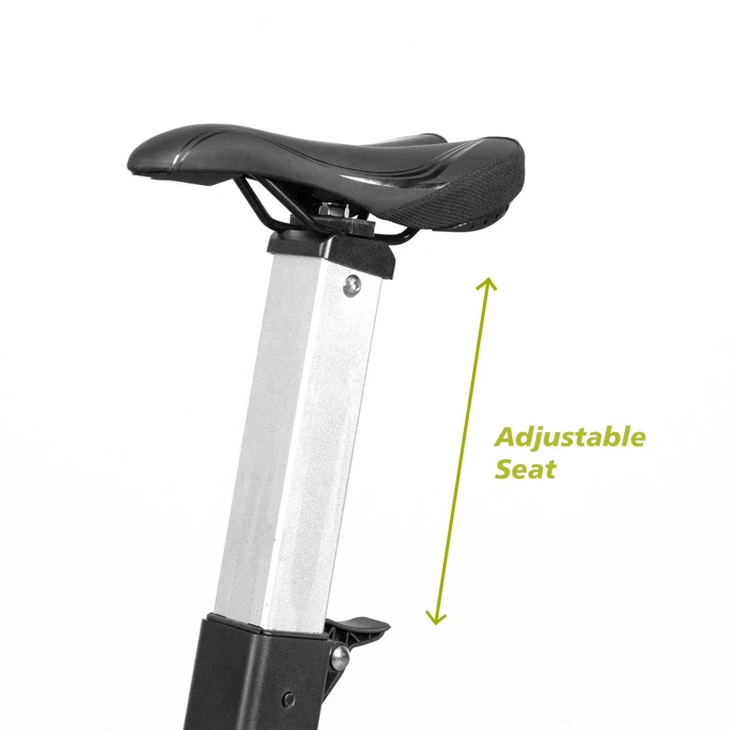 Bike Air Resistance Bicycle for Cardio Training with Flywheel, Adjustable Resistance&Seat Cushion and LCD Display