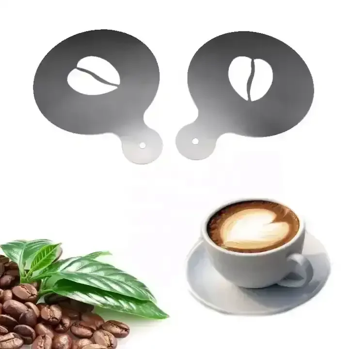 Трафарет для украшения кофе из нержавеющей стали