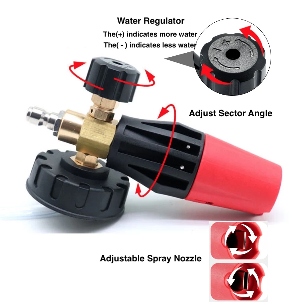  Пенная насадка Cannon установка для мытья под давлением автомобиля Quick Release Регулируемый 1/4 