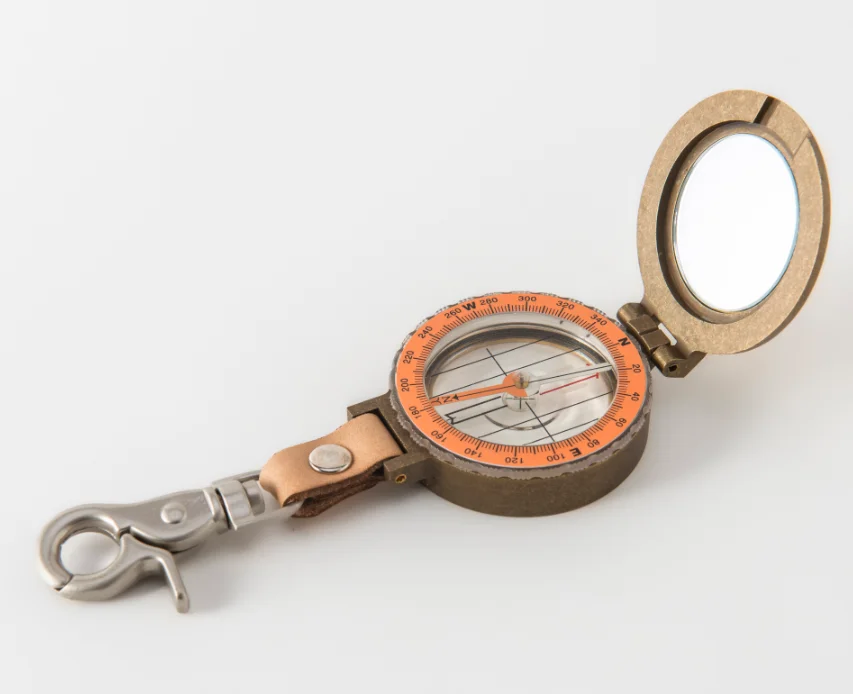 pocket magnetic  compass with key chain