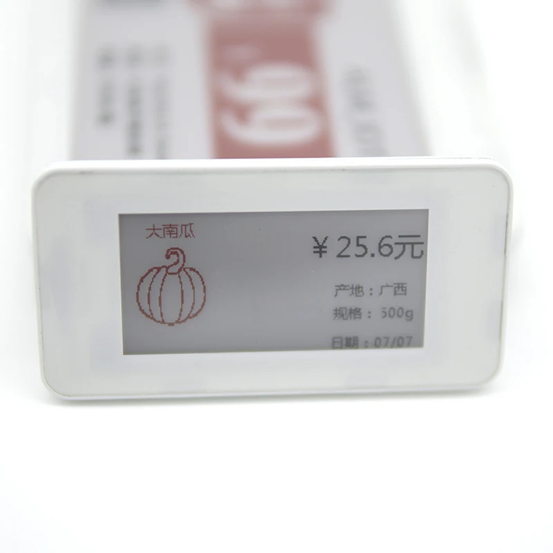 2.4GHz esl 7.5inch electronic shelf labels Price Tag electronic shelf label nfc ble esl