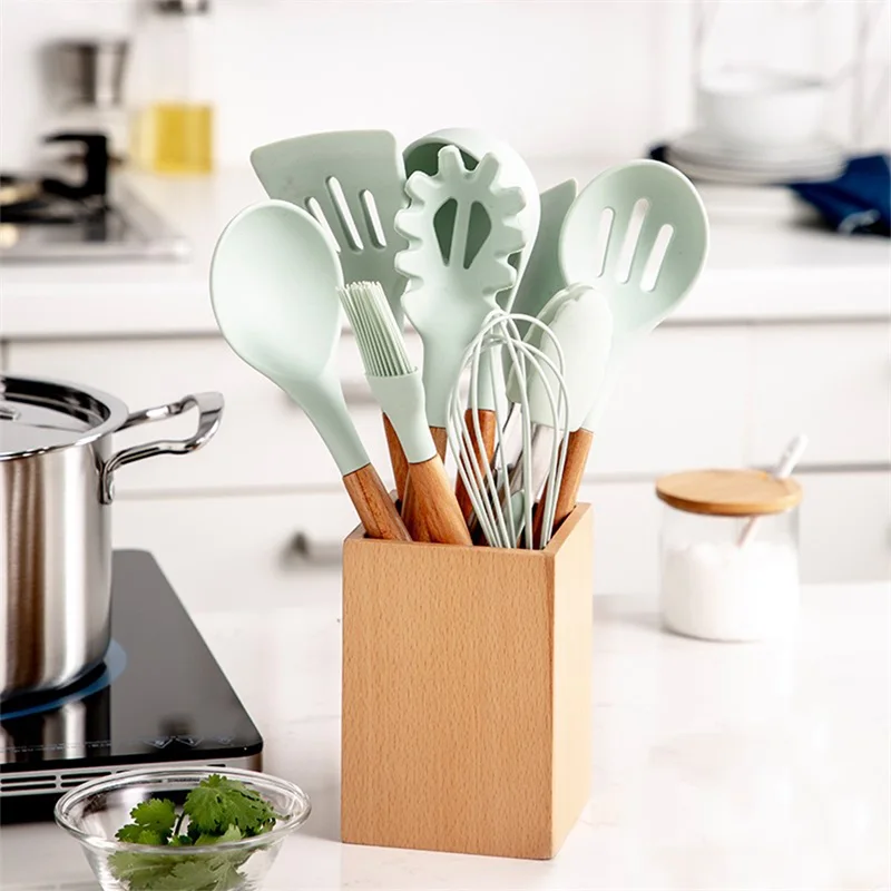 Food Grade Wholesale Silicone Personalized Kitchen Utensil Set Modern Baking Cooking Tools Best Selling Products