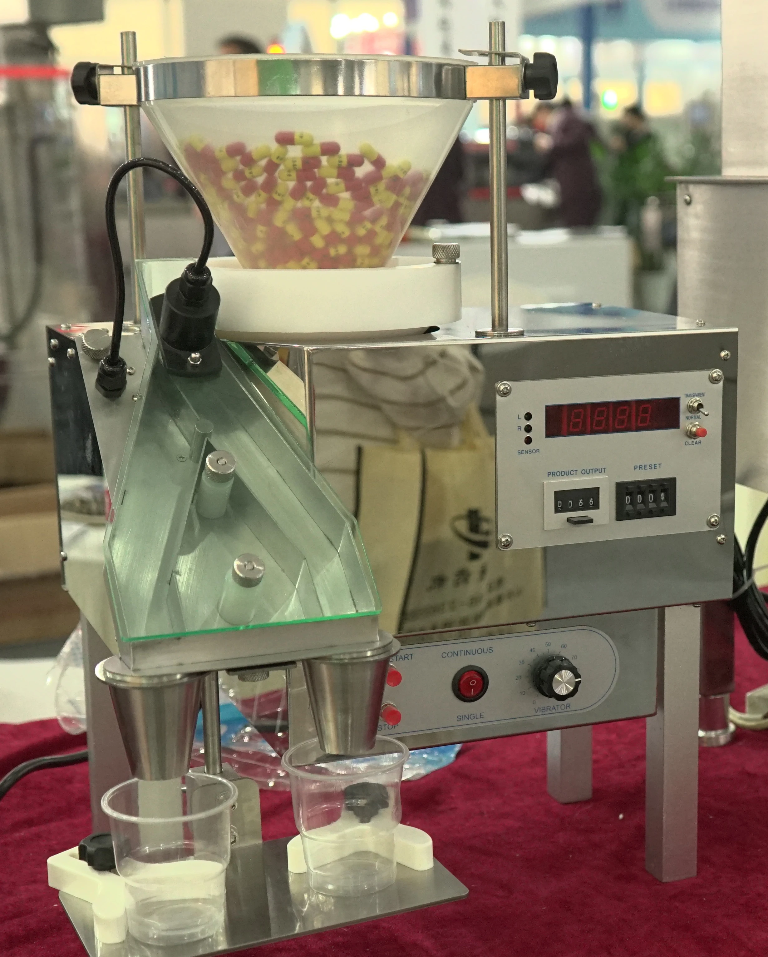 Semi Automatic High Speed Capsule And Tablet Candy Counting Machine