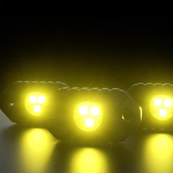 AURORA Patent New IP68 Waterproof led rock lights Marine Single Blue/Green/ Red/ White Color Mini Rock Light
