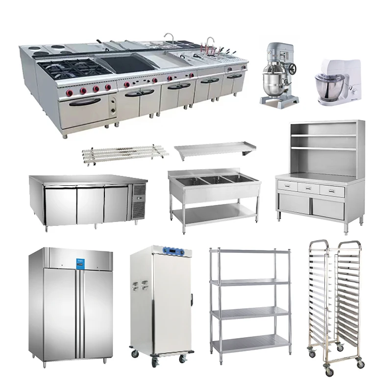 Kitchen restaurant supplies Full set kitchen equipment for restaurant