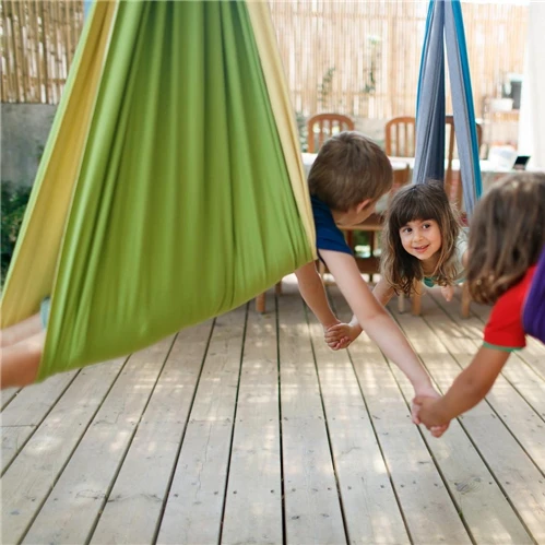 Китайские сенсорные товары, заводской оранжевый сенсорный гамак, двухслойный гамак для аутизма