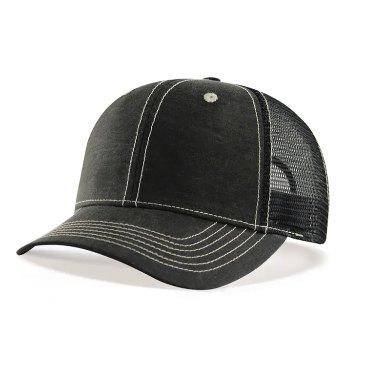 OEM сублимации 6-панельная 3D вышивкой бейсбольная Кепка из сетчатой ткани на заказ Печать Кепка-тракер в