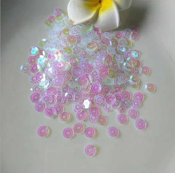 
10mm cup sequins loose sequins middle hole 