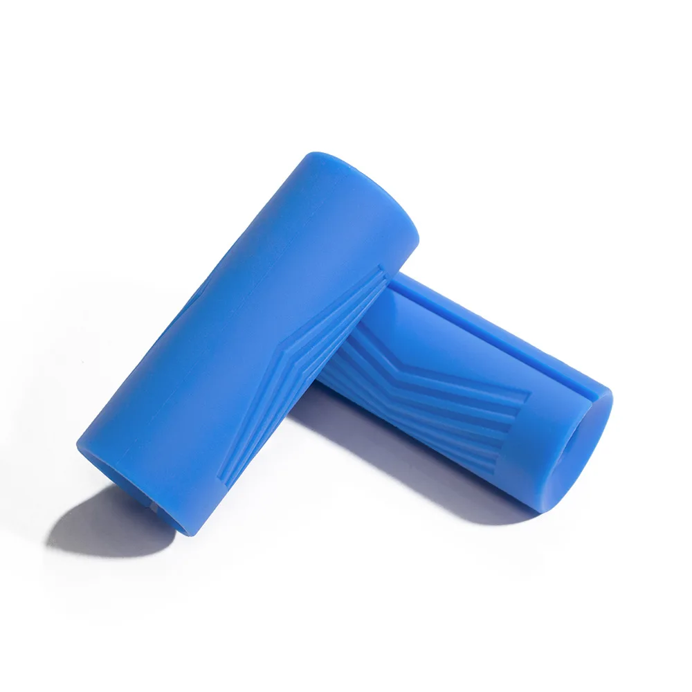 Bar Grips for Dumbbell Barbell Weightlifting Thick Grip Bar Handles 13*5cm Silicone Barbell Grip Fat