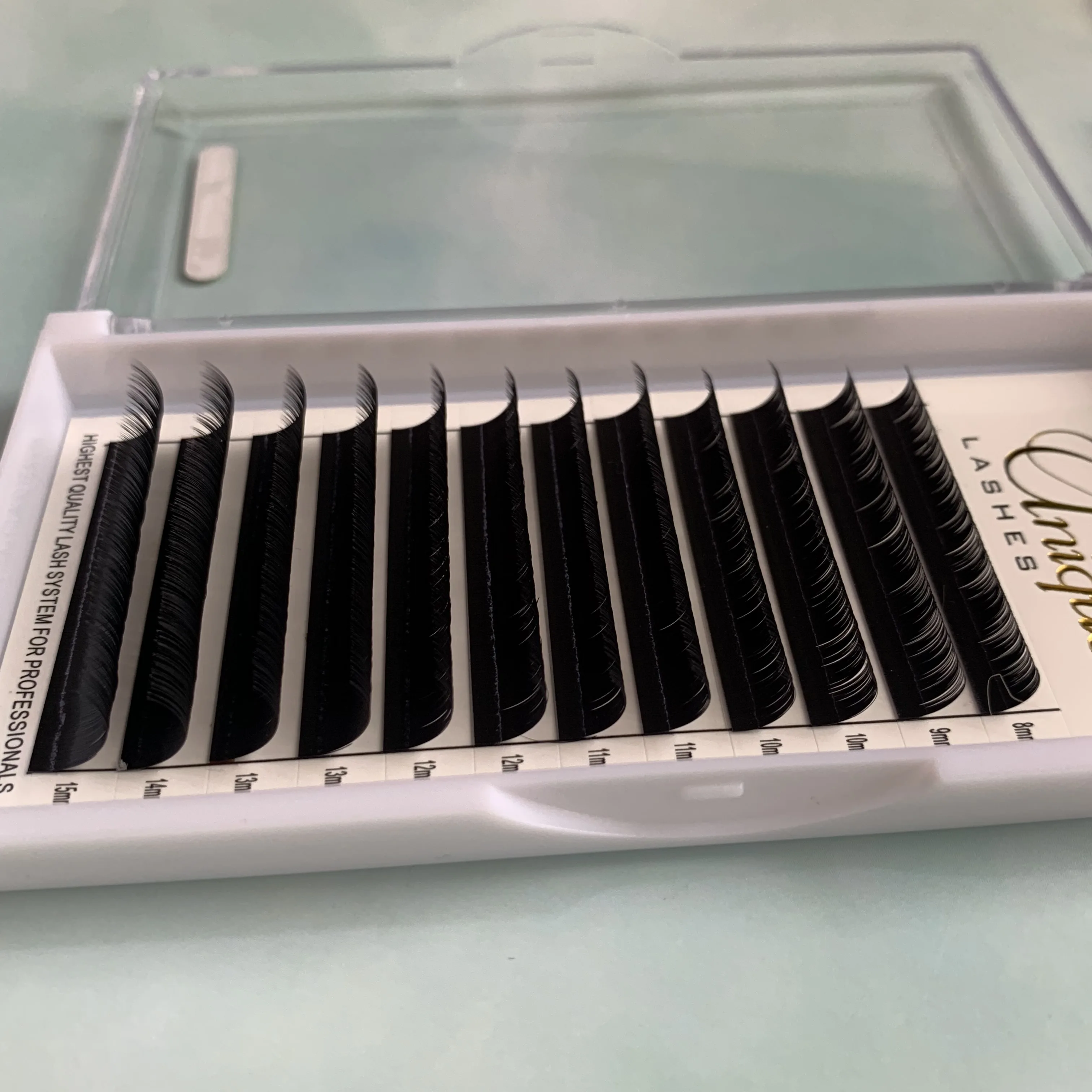 Fast fanning eyelash extensions beauty wholesale russian volume lashes matte lash extensions