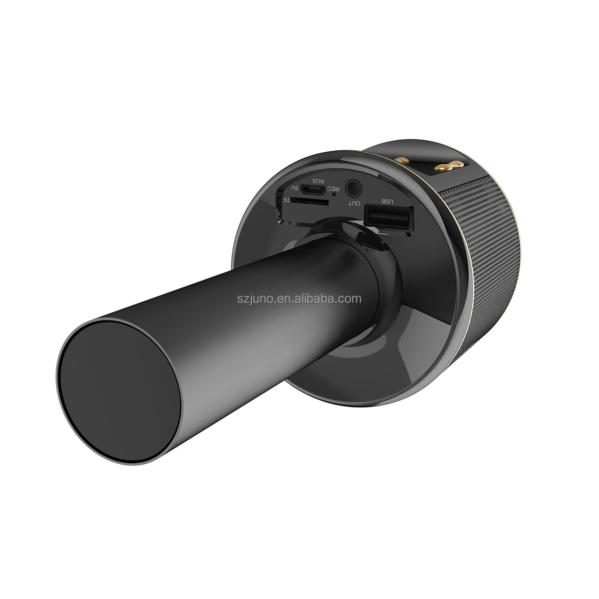 Junuo K9 Wireless Condenser Magic Record Music Built-in Mini Speaker Mike Karaoke Microphone