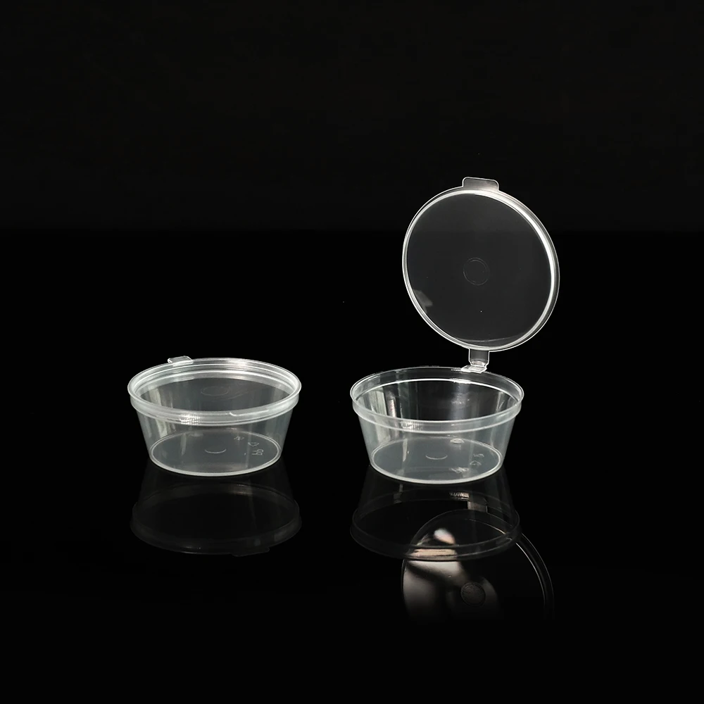 Manufacturer Price Disposable High Quality One-Piece Portion Control Plastic Sauce Cup