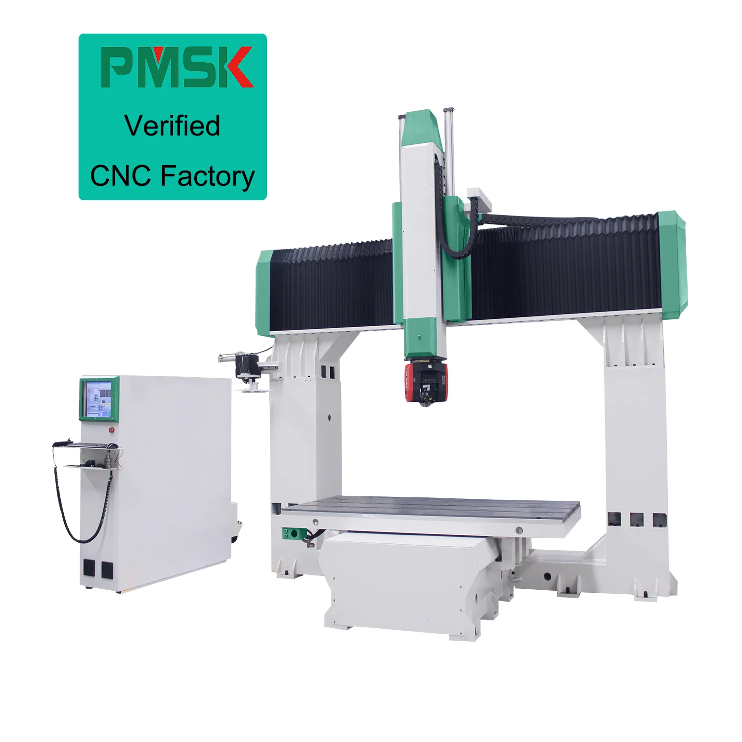 PMSK Cnc Router 4 Axis 5 Axis Wood Cnc Router Machine With 9.0kw Hsd Spindle For Sale