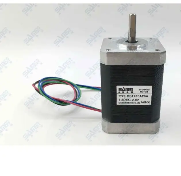 Samsr SS1705A20A Nema 17 42 мм 1 8 градусов 2 а нм гибридный шаговый двигатель с открытой