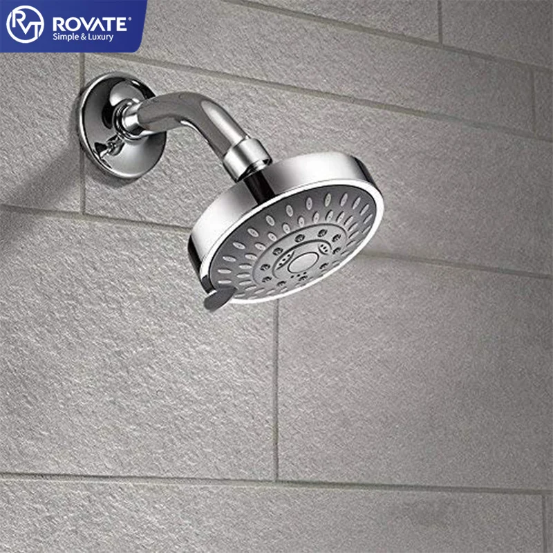 ROVATE High Quality Factory Wholesale Bathroom 304 Stainless Steel Shower Arm, Shower Accessories Hotel Shower Head Pipe
