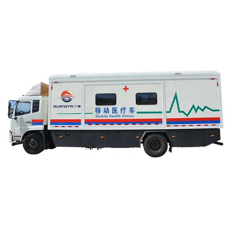 Transit medical clinic health examination truck rescue ambulance vehicle mobile medical clinic services medical truck