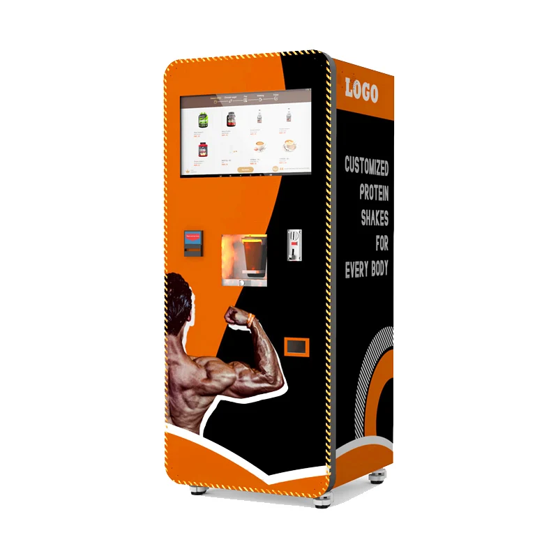 Gym Fitness Club Use Standing Protein Shake Cold Drink Vending Machine protein shake milk coffee vending machine