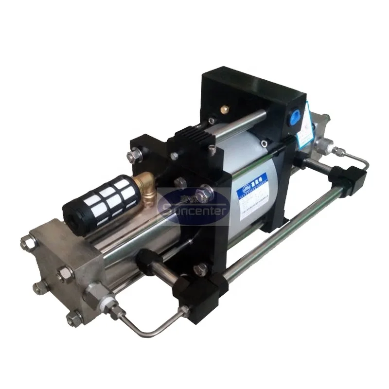 16-250 Bar pneumatic Pressure oil free air driven oxygen gas booster pump for diving