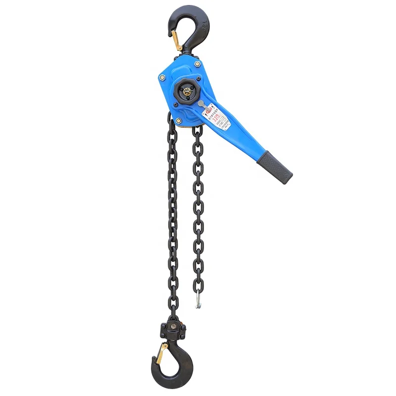 0.8T 1.6T 3T 3.2T 6T 9T hand operated lever chain hoist winch portable and powered lift block