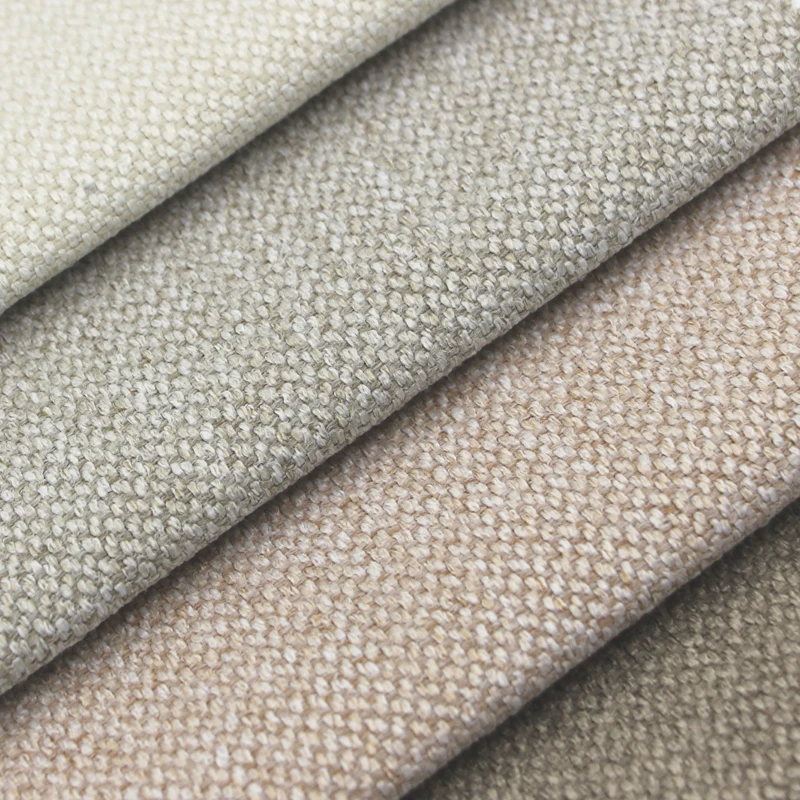 wholesale new design 100 polyester jacquard texture printed linen look dining chair upholstery fabric cloth in roll from china