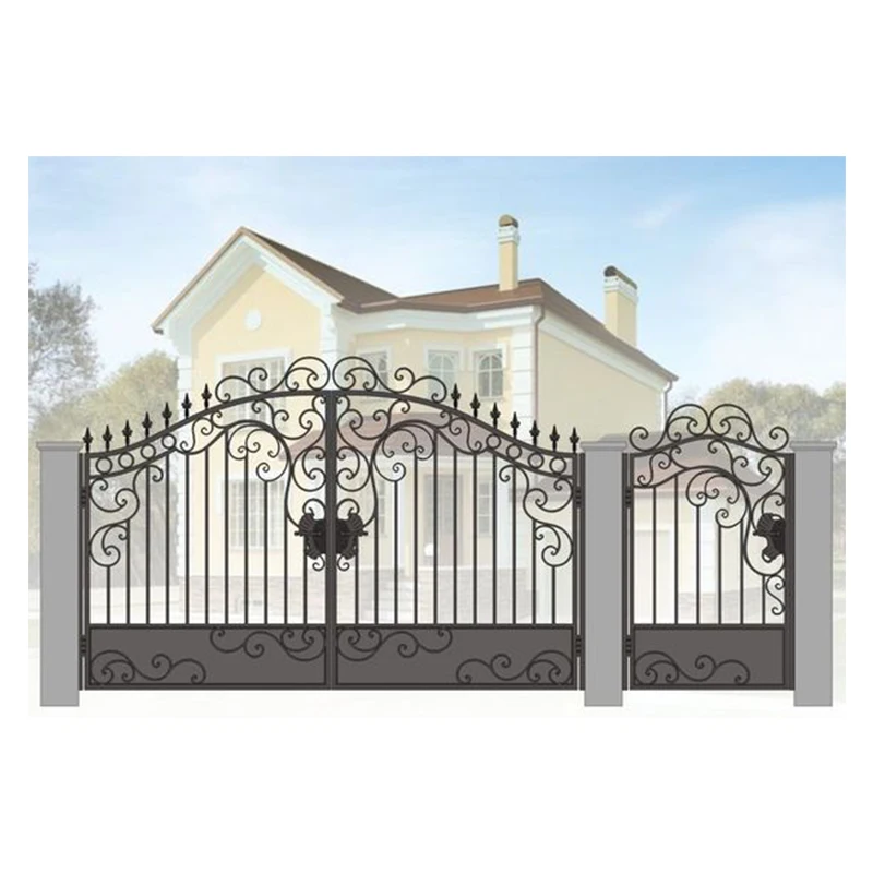 Automatic Sliding Outdoor Gate for Courtyard High Quality Latest Main Gate Designs Villa Fancy Gate Aluminum Waterproof Steel