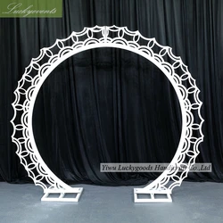 LG20180417-3 White decorative PVC arches wedding party favor PVC carving arch