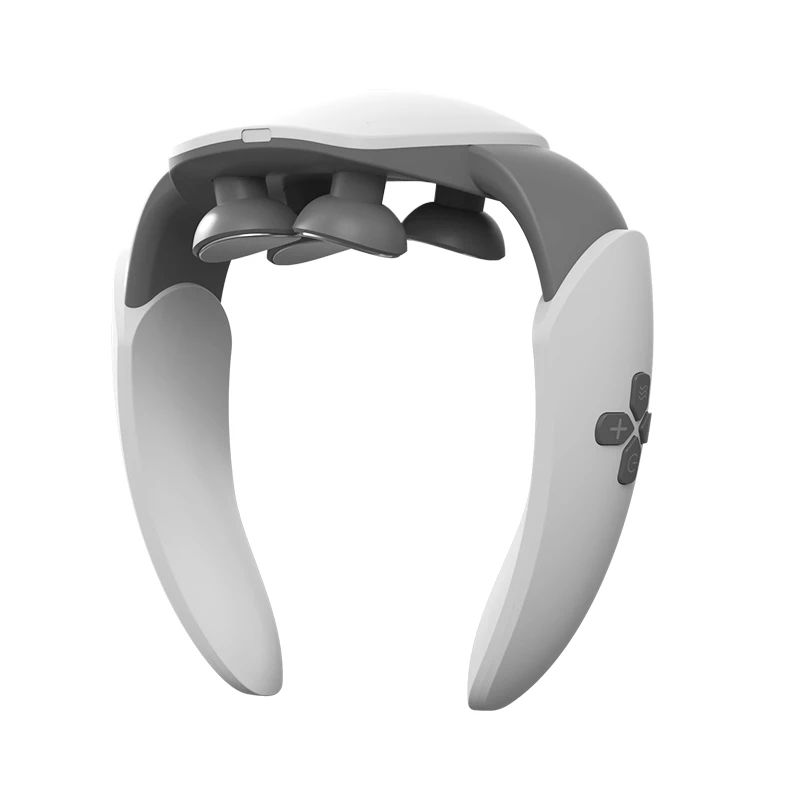 2023 Electric Pulse EMS Cervical Neck and Shoulder Massager Relaxer Trending Products Kneading Vibration Heating Neck Massager