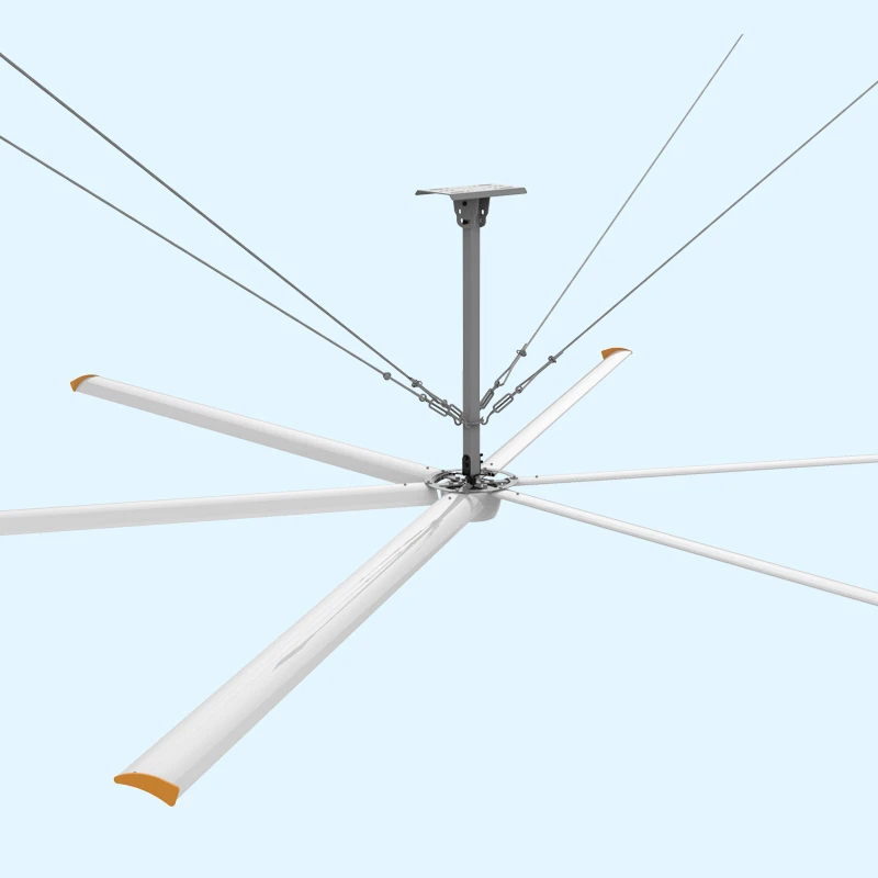 Natural wind 15ft 4.5m gym big fan gearless  giant hvls fan