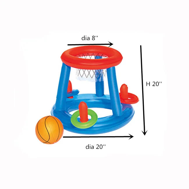 PVC kids toy inflatable basketball stand hoop children toys