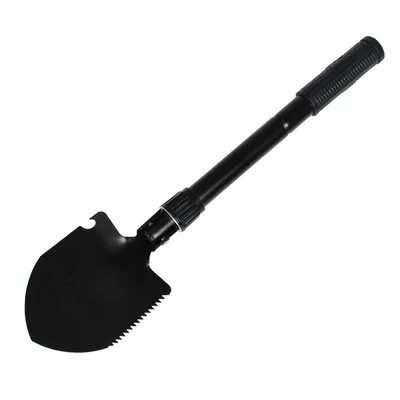 folding shovel multi function portable survival military spade emergency tool pick camping garden with camouflage  package
