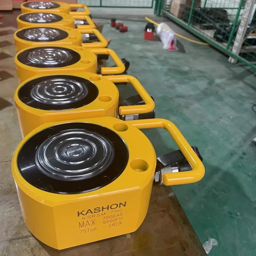 RSM-500,  50Ton  Lightweight Low Height Lift Hydraulic Cylinder Jack, With CE Certification