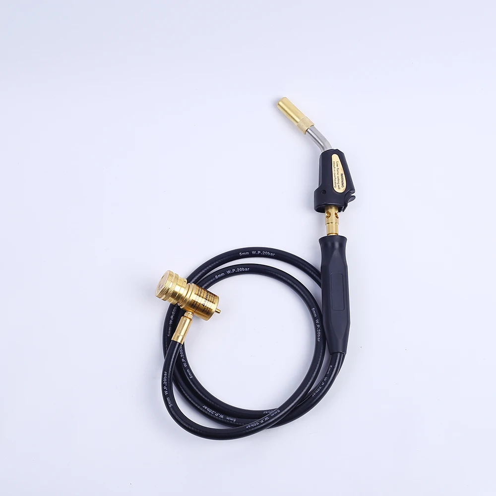 Hand welding blow Torch with Hose  MAPP Propane and LPG Gas High flame temperature  with valve