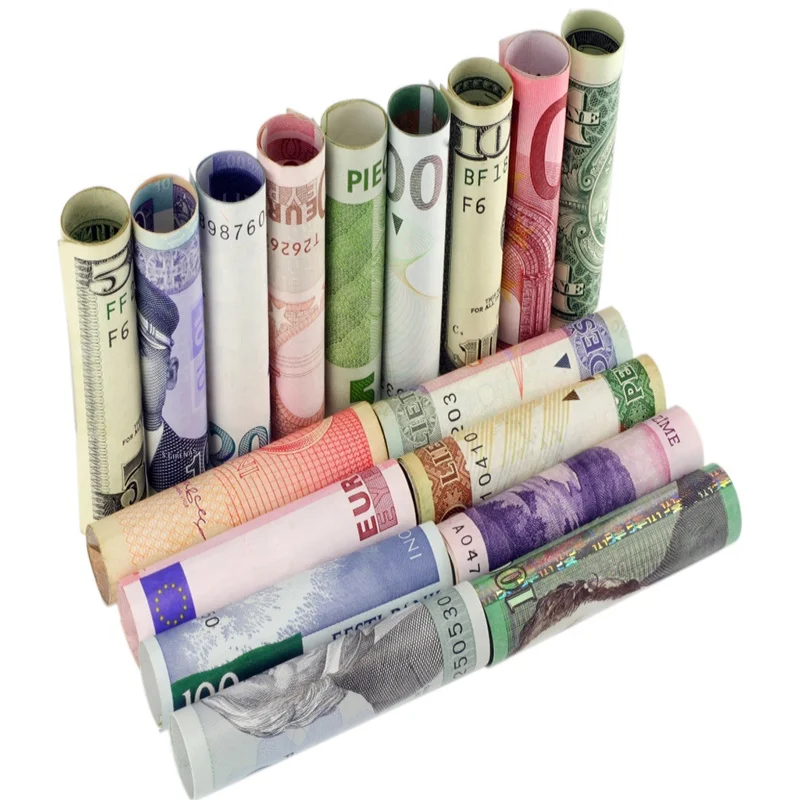 Custom Party Novelties  Realistic Prop Euro Dollar Money Bank Money Notes Movie Prop High Quality Prop Money