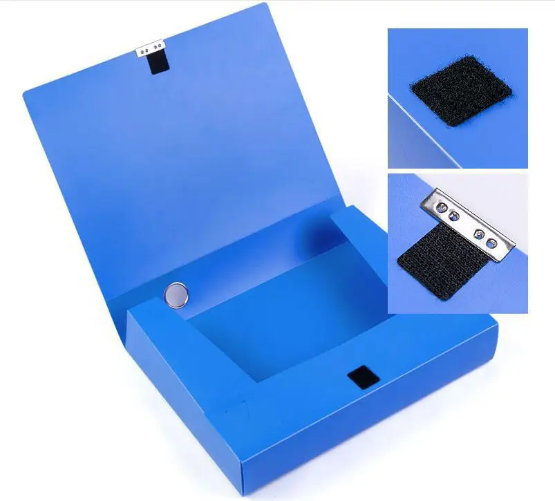  A4 Document File Box 2 cm Portable Storage Bag Folder Lightweight Business School Office