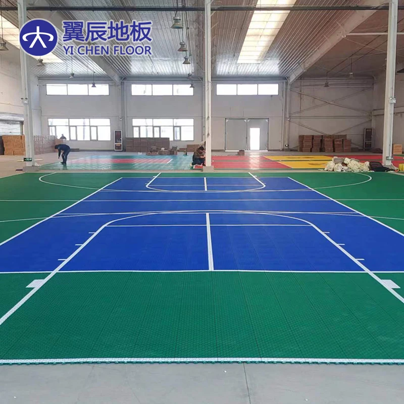 100 Virgin PP Material pickleball court mat Professional tennis court floor