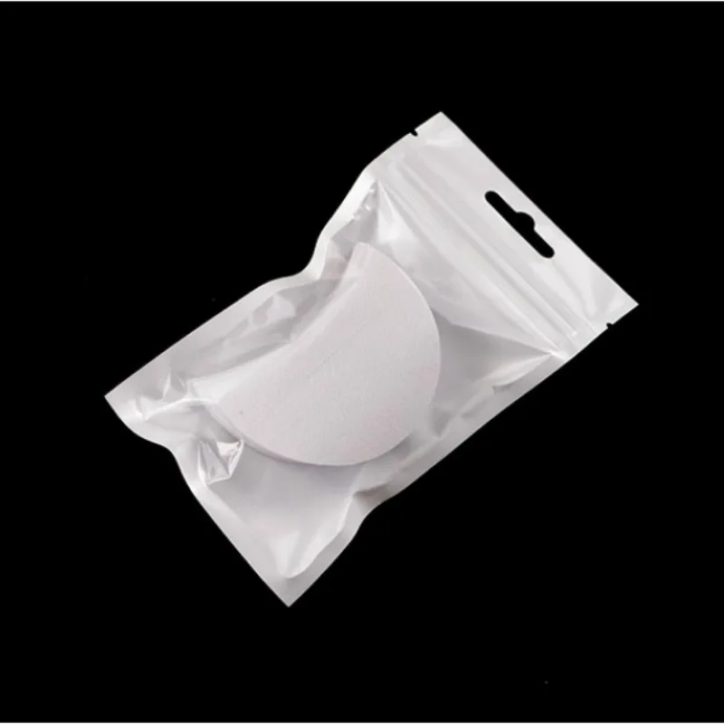 microfoam tape eyepads under eye White Private Ultra Thin lint free eyelashes lash patch gel pads for eyelash extensions