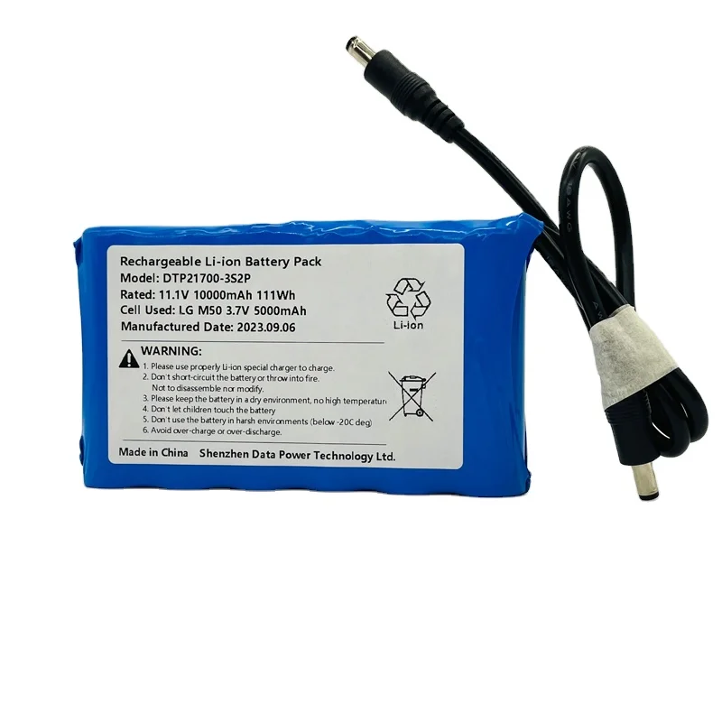 OEM литий-ионные аккумуляторы 18650 21700 32700 11 1 В 3S2P аккумулятор 5600 мАч 6000 литий-ионный для портативных пылесосов