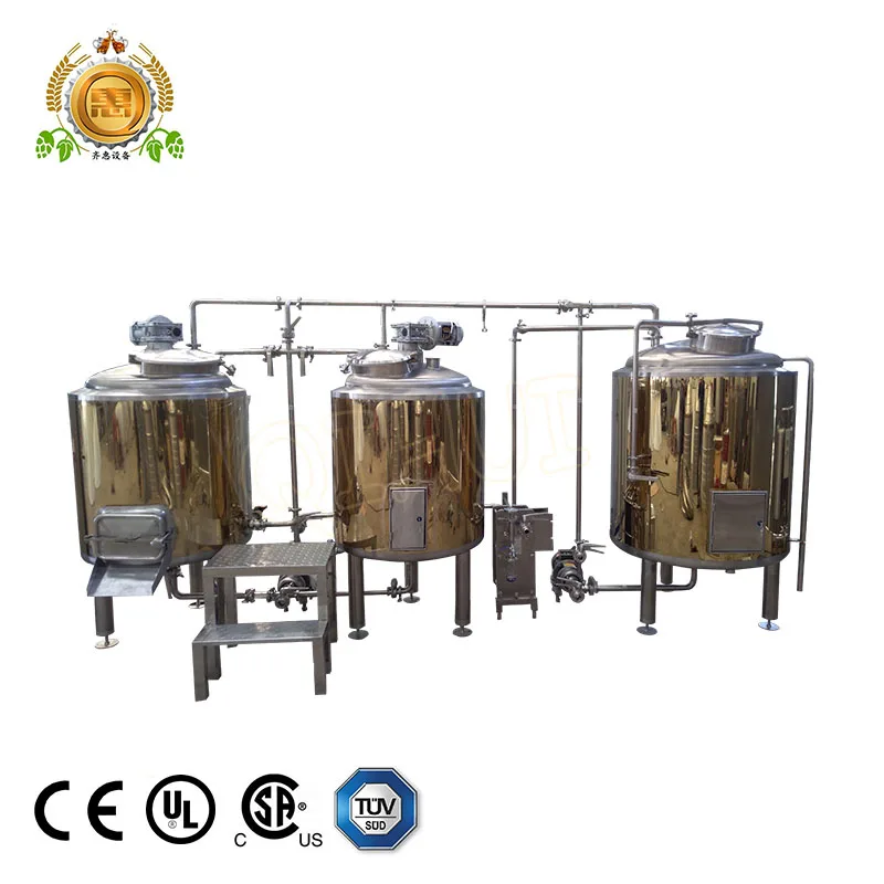 
50L 100L small beer brewery equipment mini craft pub brewing machine for sale 