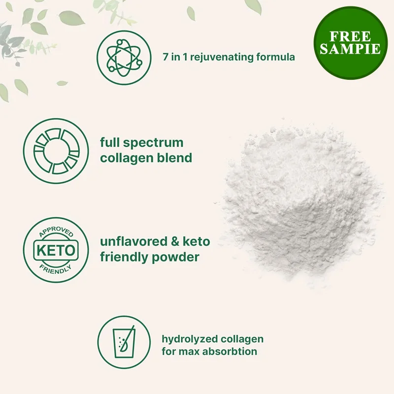 OEM/ODM Free Sample  Collagen Powder Hydrolyzed peptide natural dietary supplement Collagen peptide powder