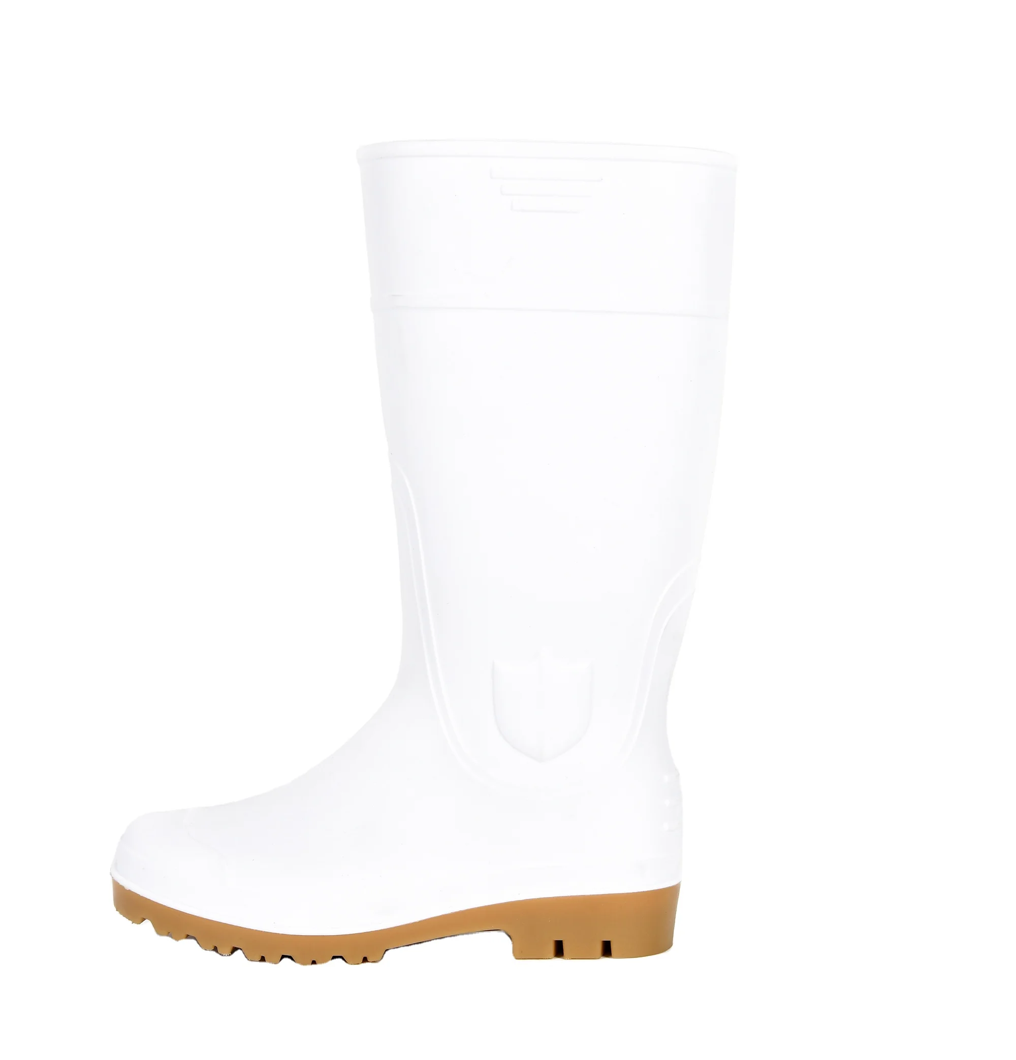 Waterproof woodland chelsea fashionable ppe rubber leather secor shoes men steel toe work footwear safety boots without lace