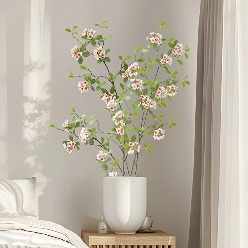 Realistic Artificial Spotted Laurel Leaves for Indoor and Outdoor Decoration