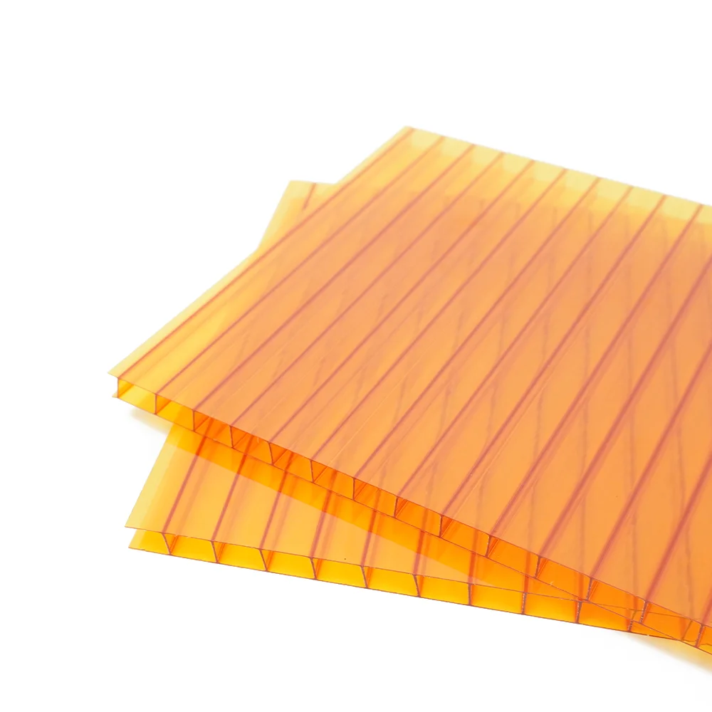 Fireproof Custom 5mm Polycarbonate Sheets UV Polycarbonate Hollow Board Plastic Sheet Skylight Greenhouse Polycarbonate Sheet
