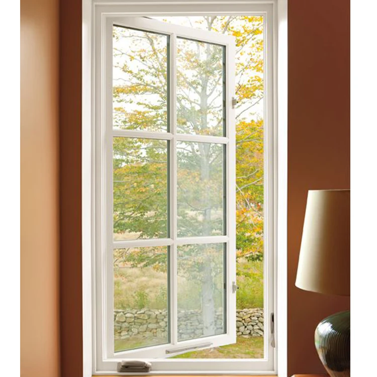 Foshan Factory Wholesale Australian Standard Plastic Upvc Pvc Windows For Sale Glass Double Glazed French Style Windows