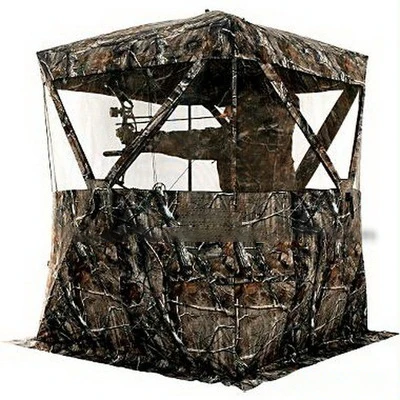 Factory Supply Winter Outdoor Camouflage Folding Hunt Tent Shooting See Through Hunting Tent